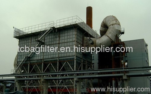 High pressure bag filter dust collector