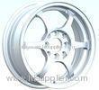 Polish Sliver 15 Inch Alloy Wheels With Machine Cut Lip