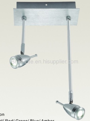 2x1w LED spot direction light