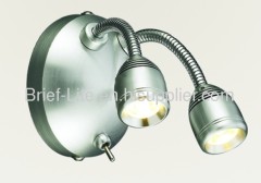 2x1w fexible LED wall light