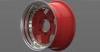 20&quot; Red Alloy Wheels, 5 Hole Chromed V-CH Car Auto Alloy Wheels