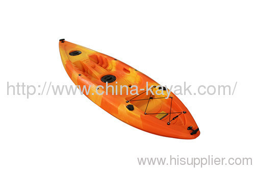 2013 New model solo kayak fishing kayak plastic single sit on top kayak