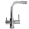 Penguin style cold and hot water faucet