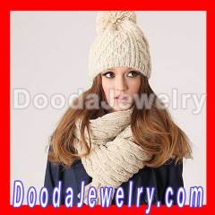 2012 Winter Hand Knitted Scarves and Hat and Shawls for Women