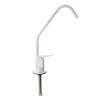 white ordinary goose neck faucet for water purifier