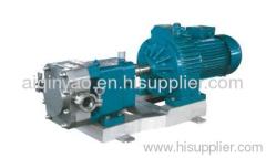 Pump for fruit and vegetable juice processing production line