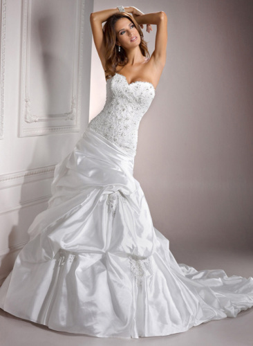 Cotton wedding gown