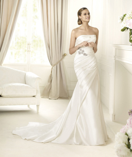 silk bridal gowns dress