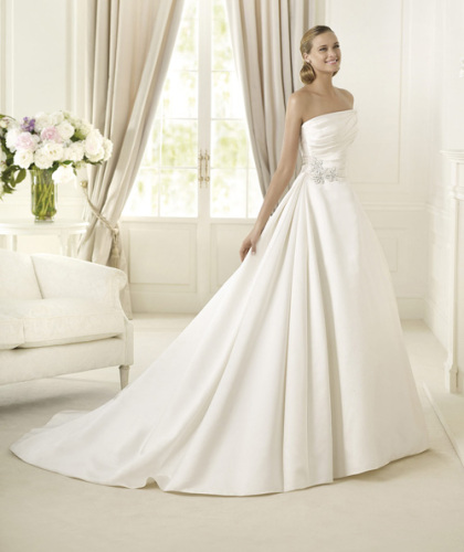 Lambswool wedding dress