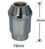 Car Alloy Wheel Nut 34mm * 19mm