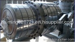 Large diameter PVC pipes extruder line