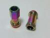 Project Kics R40 Racing Lug Nuts WN911, 17mm Hex Open Ended Titanium Wheel Locking Lug Nut