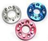 6 Lug & 8 Lug Wheel Hub Billet Adaptors, Anodizing Red Aluminium Alloy Wheel Hub Adapters