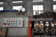 Large-diameter HDPE pipe extrusion line