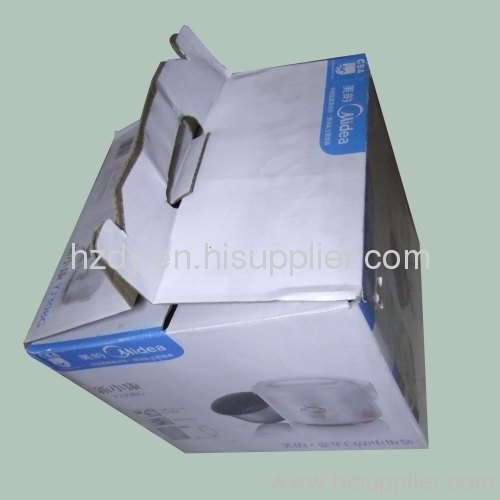 Single layer corrugated carton box for electric cooker