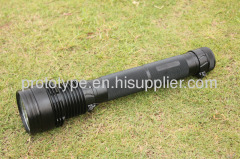 Custom LED light shell product design Aluminum alloy flashlight