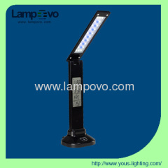 folding Led table lamp with canlendar