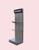 Metal exhibition display shelf