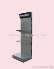 Metal exhibition display shelf