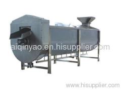 Fruit and vegetable spiral type blancher for fruit and vegetable juice processing