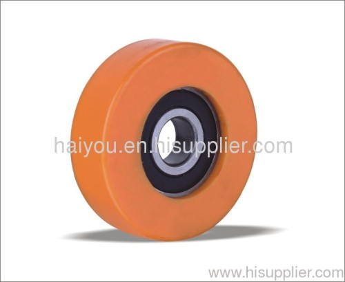 guide roller polyurethane with ball bearing