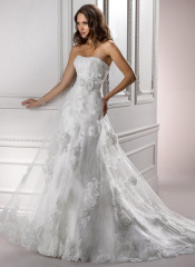 satin bridal dresses