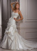 Tiered wedding dress