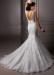 Beaded Satin Wedding Gown