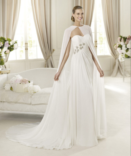 long sleeves wedding dress