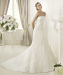 silk wedding dress