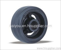 4-12inch high elastic rubber with iron center(roller bearing)