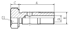 720B-I BSP BOLT HYDRAULIC ADAPTER FITTING