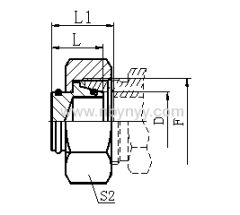 FEMALE PLUG HYDRAULIC ADAPTER FITTING