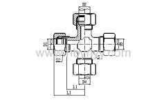 XC/XD CROSS FITTINGS HYDRAULIC ADAPTER FITTING ELBOW PIPE FITTING