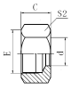 NL/NS RETAINING NUTS HYDRAULIC ADAPTER FITTING