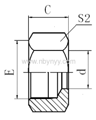 RETAINING NUTS HYDRAULIC ADAPTER FITTING
