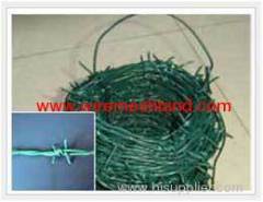 pvc coated barbed wire