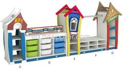 Kids wooden cabinet