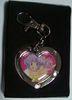 Decorative Fashionable Heart Photo Metal Keychains For Advertising, Promotional