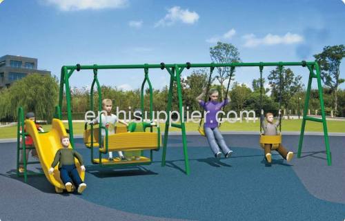 outdoor playground swing set