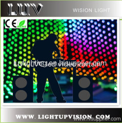DJ backdrops led vision curtain