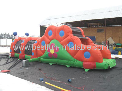 Inflatable Caterpillar Slide Obstacle Course