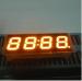 4 digit 0.28" amber 7 segment led clock display;4 digit 7mm