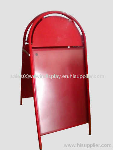 Metal outdoor poster stand