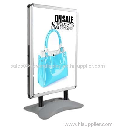 Aluminum outdoor poster stand