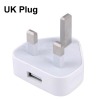 UK Plug USB Charger Adapter for Apple iPhone 5, 5V / 1A