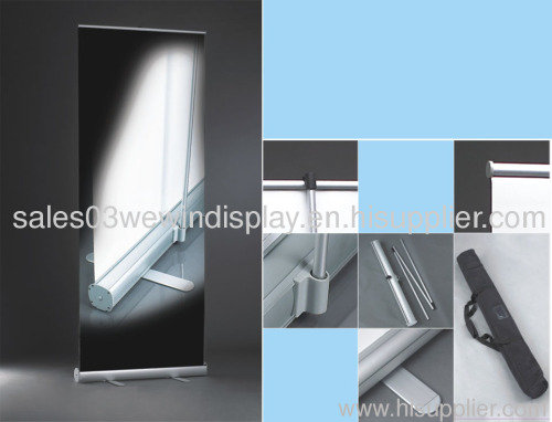 Luxury roll up banner stand size 85*200cm for indoor display