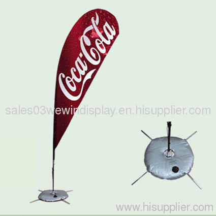 teardrop feather beach flag