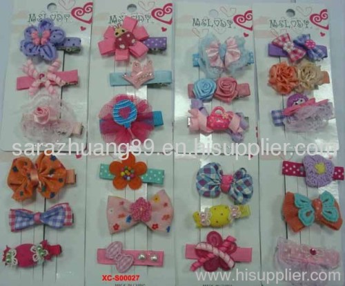 Fancy Children Hair Accessories Set/Cute Candy,Flower Metal Hair Clip