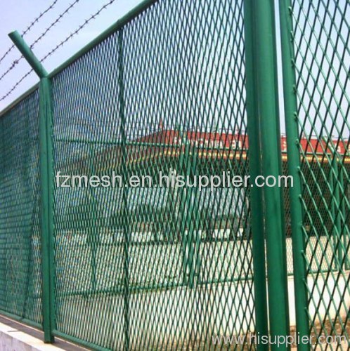 expanded steel fence